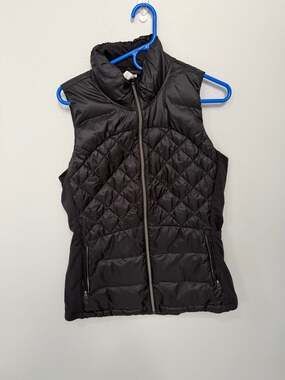 Lululemon Down For A Run Quilted Puffer Vest Black Size 10